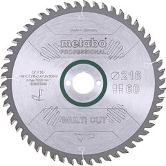 Saw blade Metabo Multi Cut - Professional 216 mm 30 mm (628083000)