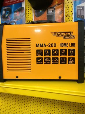Інвертор зварювальний KAISER 280A MMA-280 HOME LIN 88077