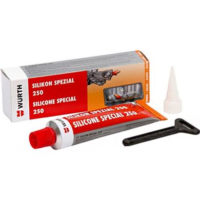 Герметик Wurth Silicone Special 250 малостійкий 70 мл 1.05 г/см³ (0890323)