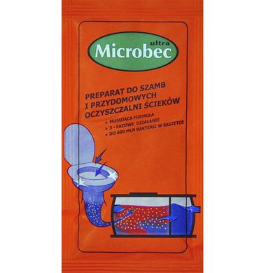 Біоактиватор для дворових туалетів, септиків Bros Microbec 0.025 кг (61651)