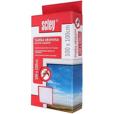 Сітка антимоскітна для вікон Scley 100х100 см біла (0395-121010)