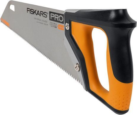 Ножівка по дереву універсальна Fiskars Pro Power Tooth 380 мм 9 TPI (1062930)