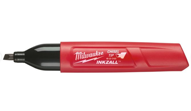 Маркер Milwaukee InkZAll широкий 1-4.8 мм чорний (48223103)