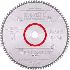 Saw blade Metabo Precision Cut Wood - Professional 305 mm 30 mm (628229000)