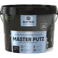 Шпаклівка акрилова фінішна Bayris Master Putz 1.5 кг 1 кг/м² (Б00002994)