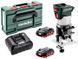 Фрезер акумуляторний кромковий Metabo FMV 18 LTX BL 8 18 В 40 мм (601742800)