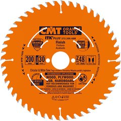 Wood sawing disc СМТ ITK Plus 200х30 mm 48 teeth (272.200.48M)