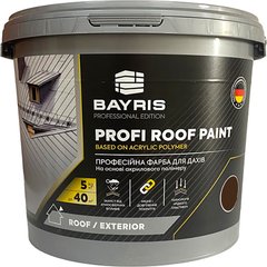 Фарба для дахів Bayris Profi Roof Paint 5 кг коричнева (Б00002272)
