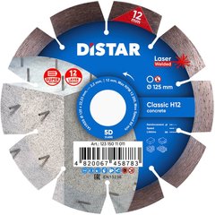 Круг відрізний алмазний Distar 1A1RSS Classic H12 125 мм 22.23 мм (12315011011)