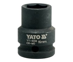 Головка торцева 1/2" 16 мм 6 гр YATO YT-1006