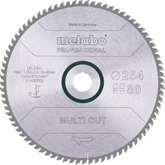 Диск пильний Metabo Multi Cut - Professional 254 мм 30 мм (628093000)