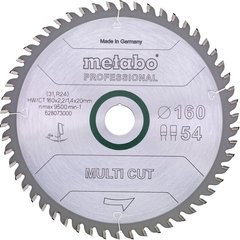 Диск пильний Metabo Multi Cut - Professional 150 мм 20 мм (628000000)