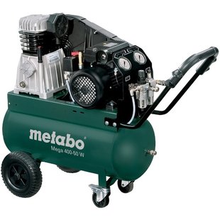 Компресор поршневий мережевий Metabo Mega 400-50 W 601536000