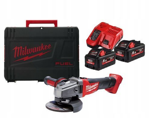 Шліфмашина кутова акумуляторна Milwaukee M18 FUEL CAG125X-502X 18 В 125 мм (4933448866)