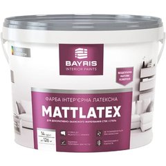 Фарба інтер'єрна Bayris Mattlatex 14 кг біла (Б00002828)