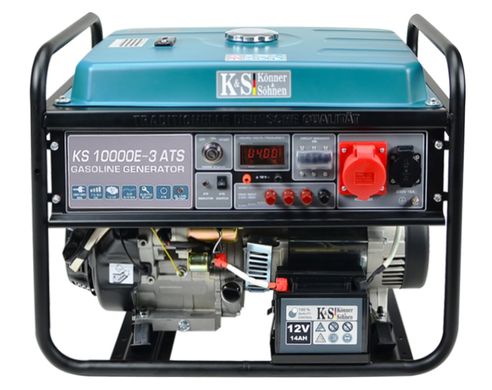 Генератор бензиновий Könner & Söhnen KS 10000E-3 ATS 8000 Вт 25 л (KS10000E-3 ATS)