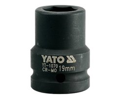 Головка торцева 3/4 "19 мм 6-гранна ударна Yato YT-1070