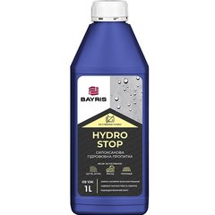 Пропитка гідрофобна Bayris Hydro Stop силоксанова 1 л 150-300 мл/м² (Б00002328)