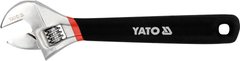 Ключ рожково-розвідний 375 мм губки 0-45 мм рукоять обрезиненная Yato YT-21654