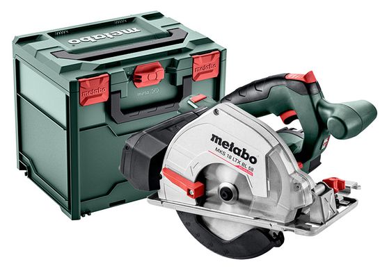 Пила циркулярна акумуляторна Metabo MKS 18 LTX BL 58 18 В 165 мм (600773840)