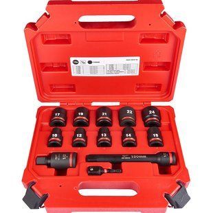 Set of socket wrenches Milwaukee Shockwave Impact Duty 1/2" 10 pcs (4932480457)