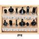 Set of milling cutters Verto for wood 12 pcs (60H008)