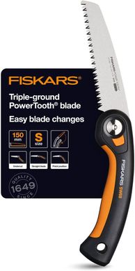 Ножівка садова складана Fiskars Plus SW68 150 мм 7 TPI (1067552)