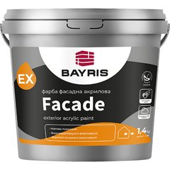 Фарба фасадна Bayris Facade 1.4 кг біла (Б00000612)