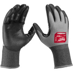 Work gloves Milwaukee HI-DEX CUT D with cut protection at level 4 EN ISO 21420, EN388:2016 s.7/S (4932480501)