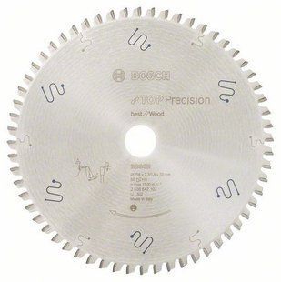 Диск пильный BOSCH TOP Precision Best for Wood 254х1.8х30 мм 2608642102