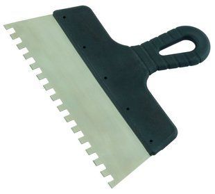 Шпатель зубчастий Sigma 8321261 250 мм 6х6 мм нержавійка