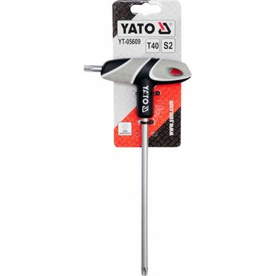 Ключ імбусовий Yato Torx Т-подібний Т40 (YT-05609)