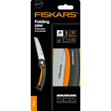 Ножівка садова складана Fiskars Plus SW68 150 мм 7 TPI (1067552)