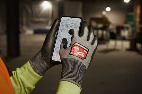 Work gloves Milwaukee HI-DEX CUT D with cut protection at level 4 EN ISO 21420, EN388:2016 s.7/S (4932480501)