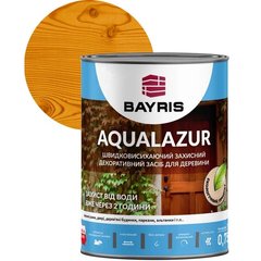 Засіб захисний декоративний для деревини Bayris Aqualazur 0.75 л сосна (Б00000149)