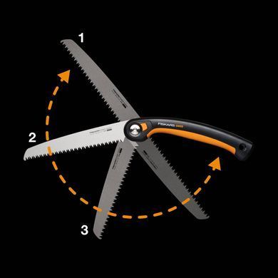 Ножівка садова складана Fiskars Plus SW69 200 мм 7 TPI (1067553)