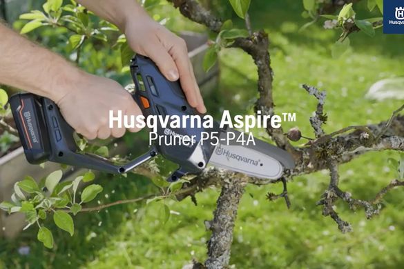 Пила ланцюгова акумуляторна Husqvarna Aspire P5-P4A KIT 18 В 127 мм (9706213-05)