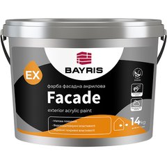 Фарба фасадна Bayris Facade 14 кг біла (Б00000611)