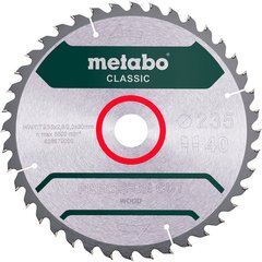 Диск пильний Metabo Precision Cut Wood - Classic 235 мм 30 мм (628679000)