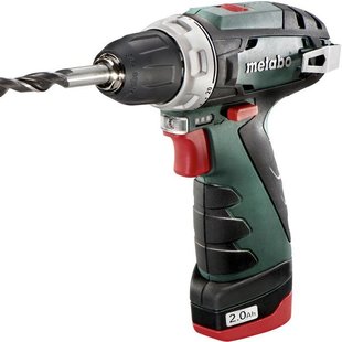 Шуруповерт-дриль акумуляторний Metabo PowerMaxx BS 12 В 34 Нм (600079500)