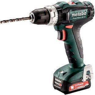 Шуруповерт-дриль акумуляторний Metabo PowerMaxx SB 12 12 В 40 Нм (601076500)