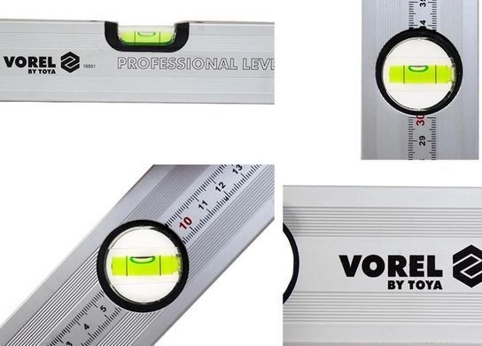 Рівень Vorel 3 капсули 2000 мм (16557)