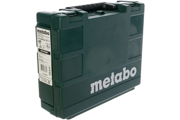Шуруповерт-дриль акумуляторний Metabo PowerMaxx SB 12 12 В 40 Нм (601076500)