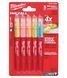 Marker set Milwaukee InkZAll ASTM D 4236 5 pcs (48223206)