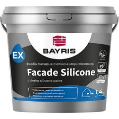 Фарба фасадна Bayris Facade Silicon база А 1.4 кг біла (Б00002352)