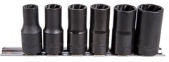 Набір головок для пошкоджених гайок KINGTONY 10-19 мм (9TD036MR)