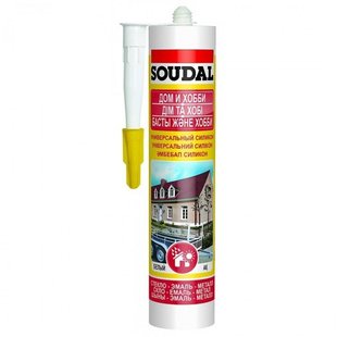 Силікон універсальний SOUDAL 280 мл білий