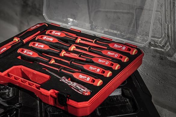 Dielectric screwdriver Milwaukee tri-lobe VDE SL4 100 mm (4932478715)