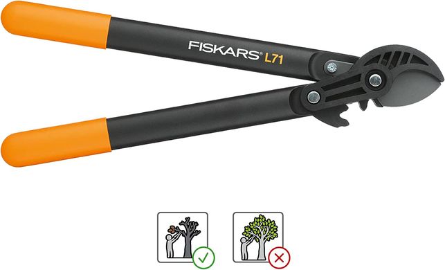 Сучкоріз Fiskars PowerGear S L71 450 мм 0.52 кг (1001556)
