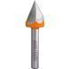 Slot milling cutter V-shaped CMT for engraving 12.7х8х11 mm (958.001.11)
